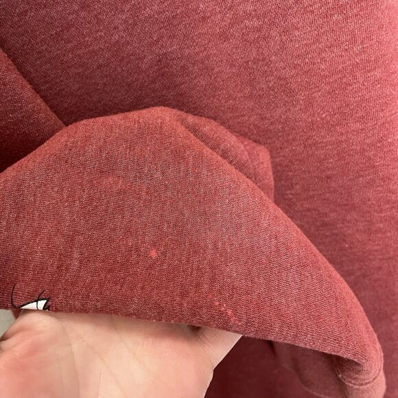 Looney Tunes | Red Bugs Bunny Warner Bros Hood Sweatshirt 90’s Vintage Medium - Picture 7 of 8